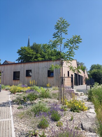 Außenansicht Kinderkrippe Halsbach